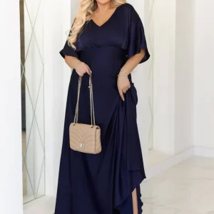 Long silk dress